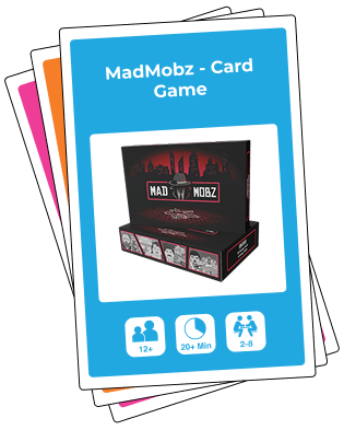 MadMobz card game product card for Mad Party Games
