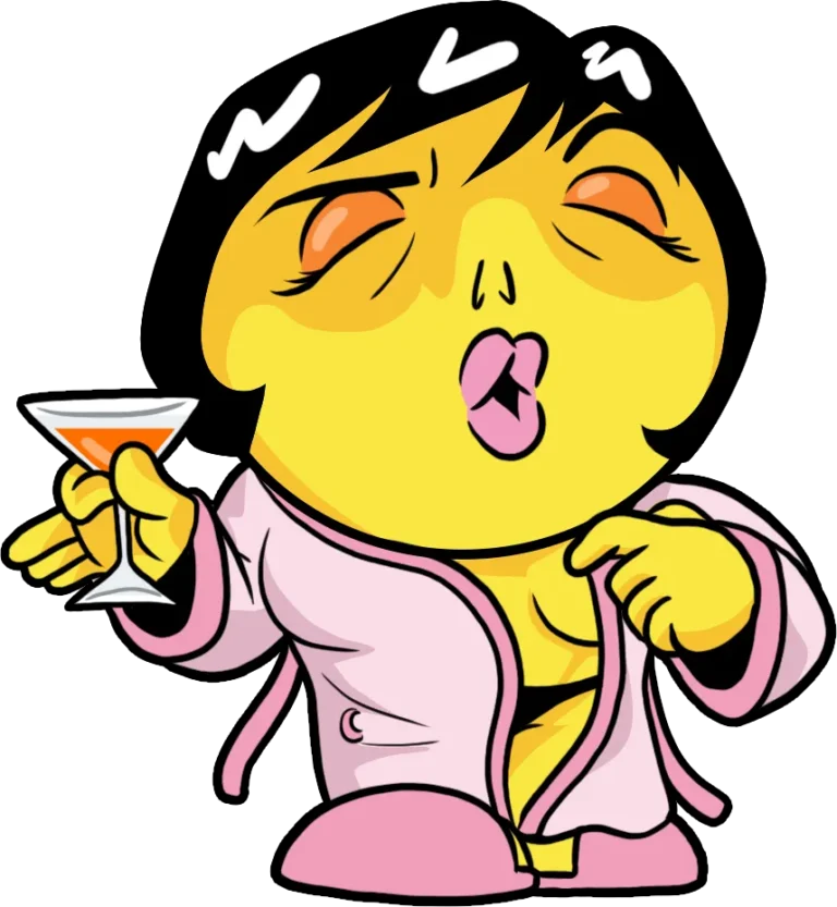 Jecky character illustration for the Mad Party Games Erotic category