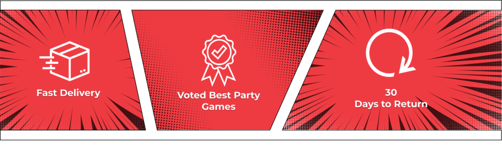Selling points: fast delivery, voted best party, 30 days to return