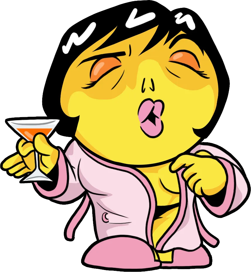 Jecky character illustration for the Mad Party Games Erotic category